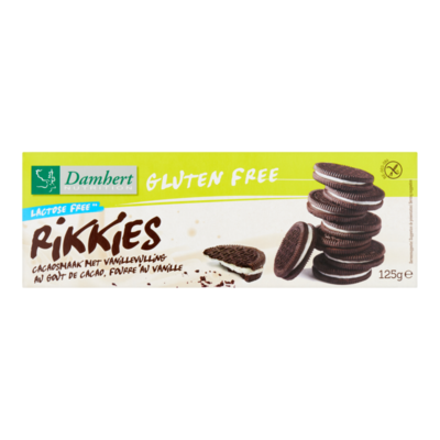 Damhert Glutenvrije Rikkies Cacaosmaak met Vanillevulling